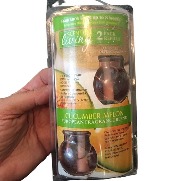 Cucumber Melon European Fragrance Blend 2 Pack Refills New - Picture 1 of 3